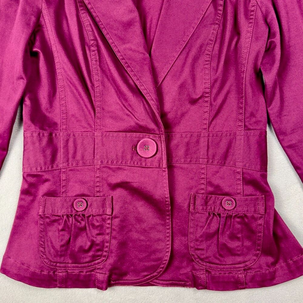 Adorable Plum Purple Blazer Sonoma Life+Style S